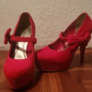 Red Andrea Heels